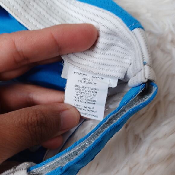 Brooks Hat Cap Strap Back Blue Lightweight Bike/Running Athletic Breathable Mens - Picture 6 of 6